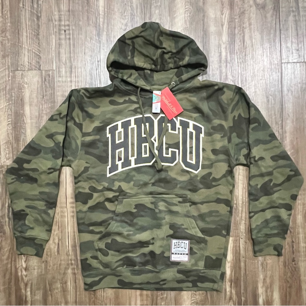 Mitchell & Ness Green Camouflage Men's Hoodie size Small New with Tags